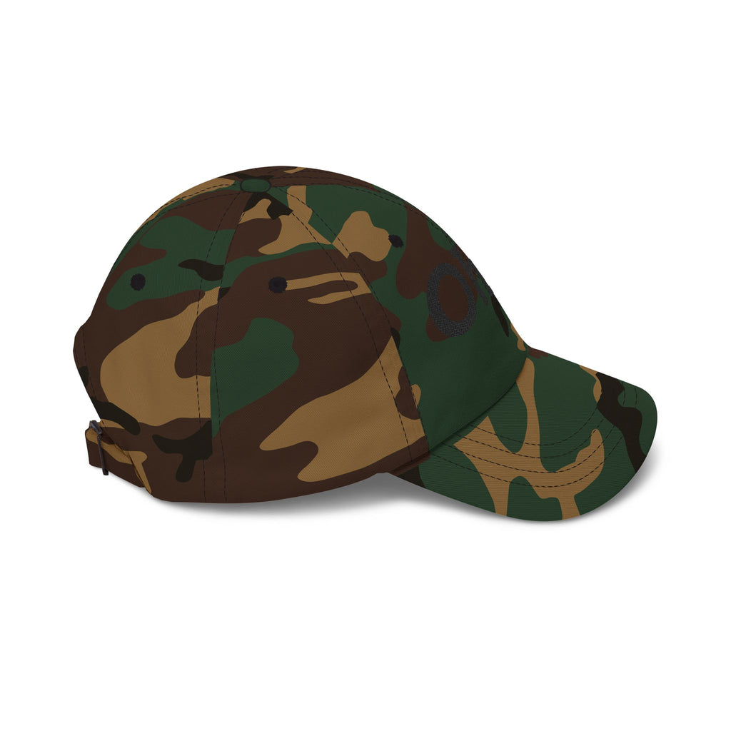 Camo Dad Cap — Classic Olive Camouflage Baseball Hat