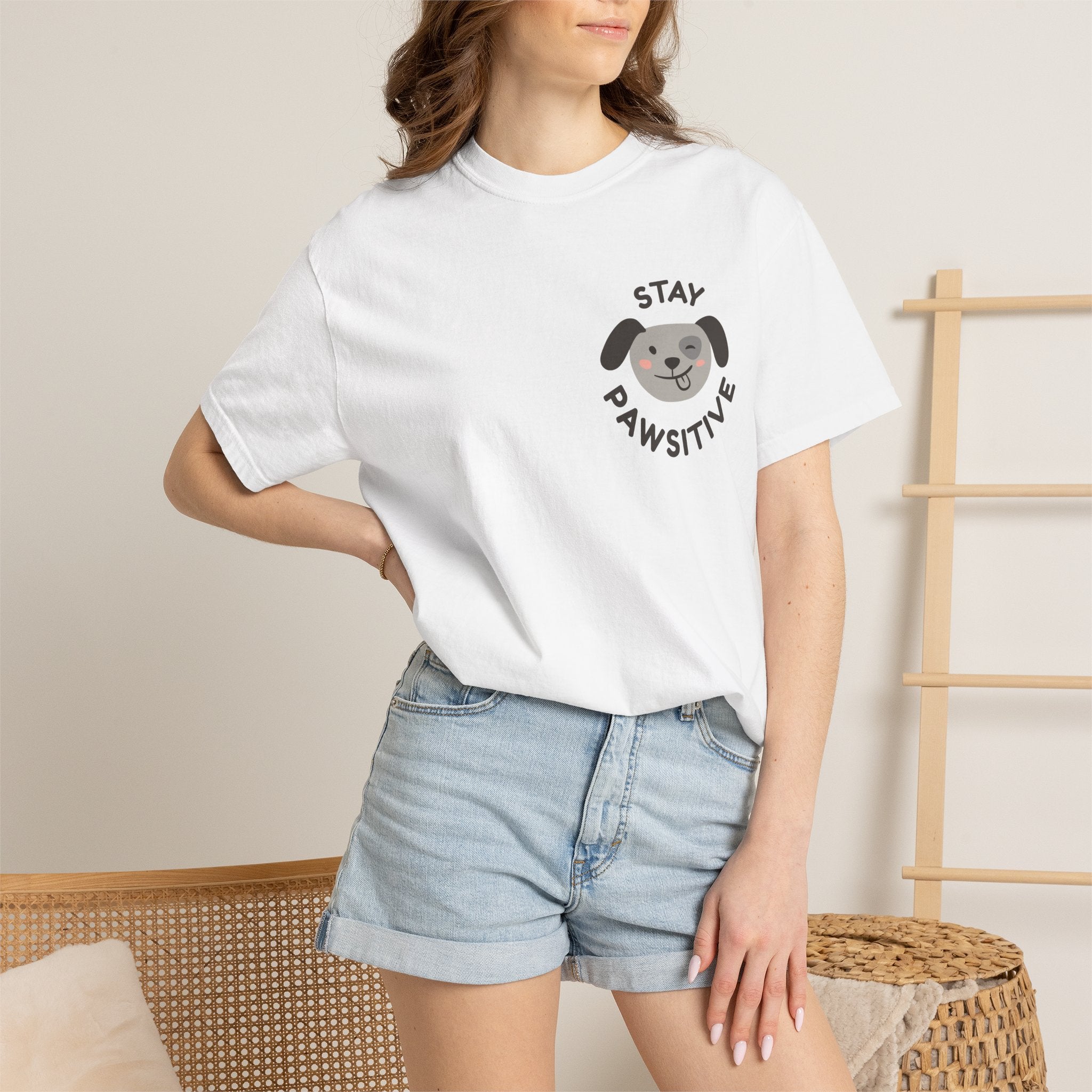 Stay Pawsitive Pet Tee — Maysville Animal Hospital Dog & Cat T-Shirt