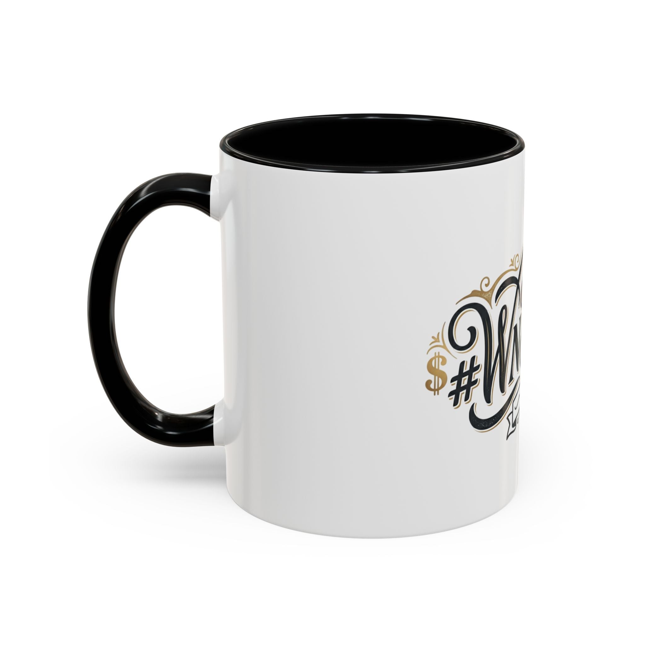 #WNBroke Accent Coffee Mug – Funny Financial Humor Mug (11/15oz)