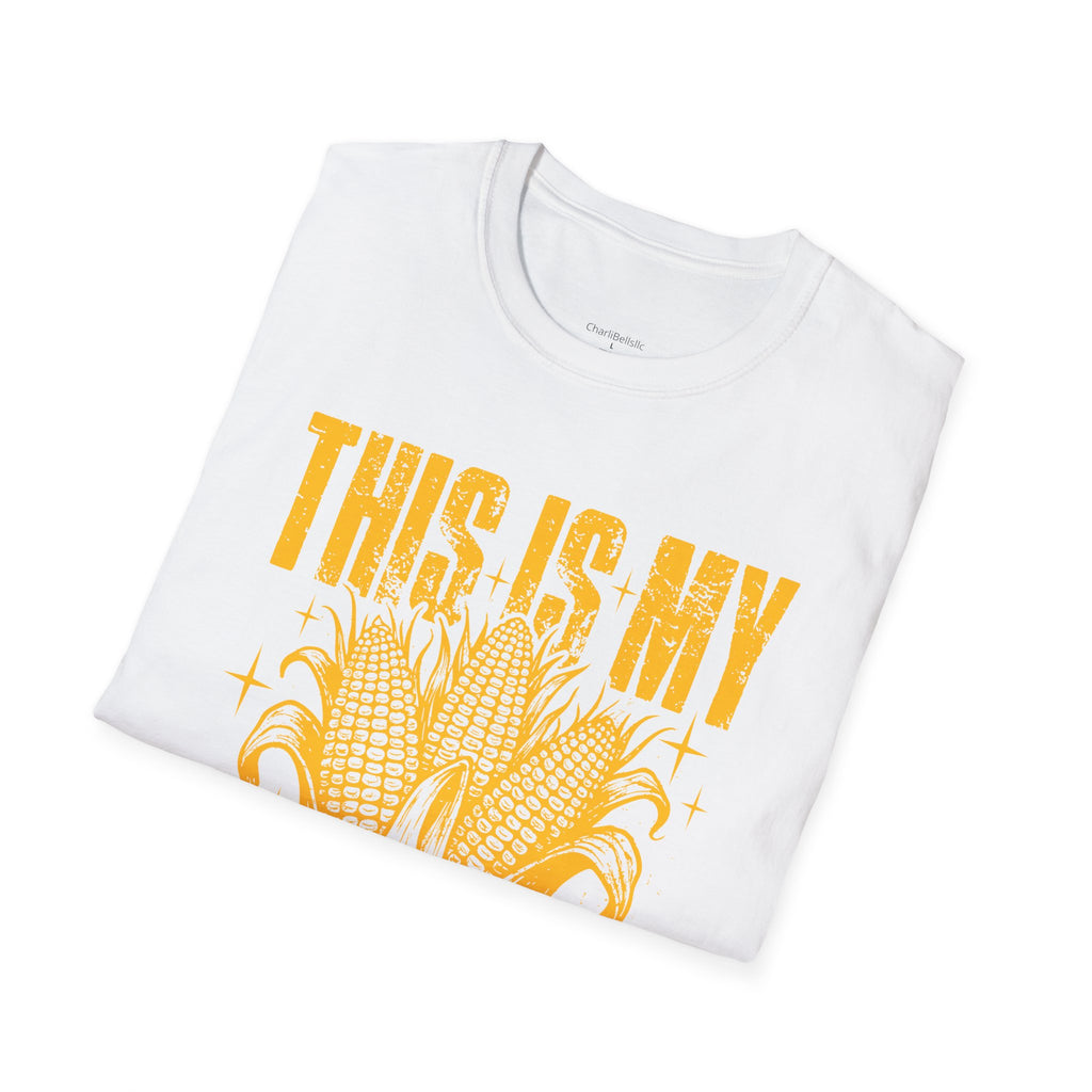 This Is My Crop Top T-Shirt — Funny Corn Graphic Farm Tee