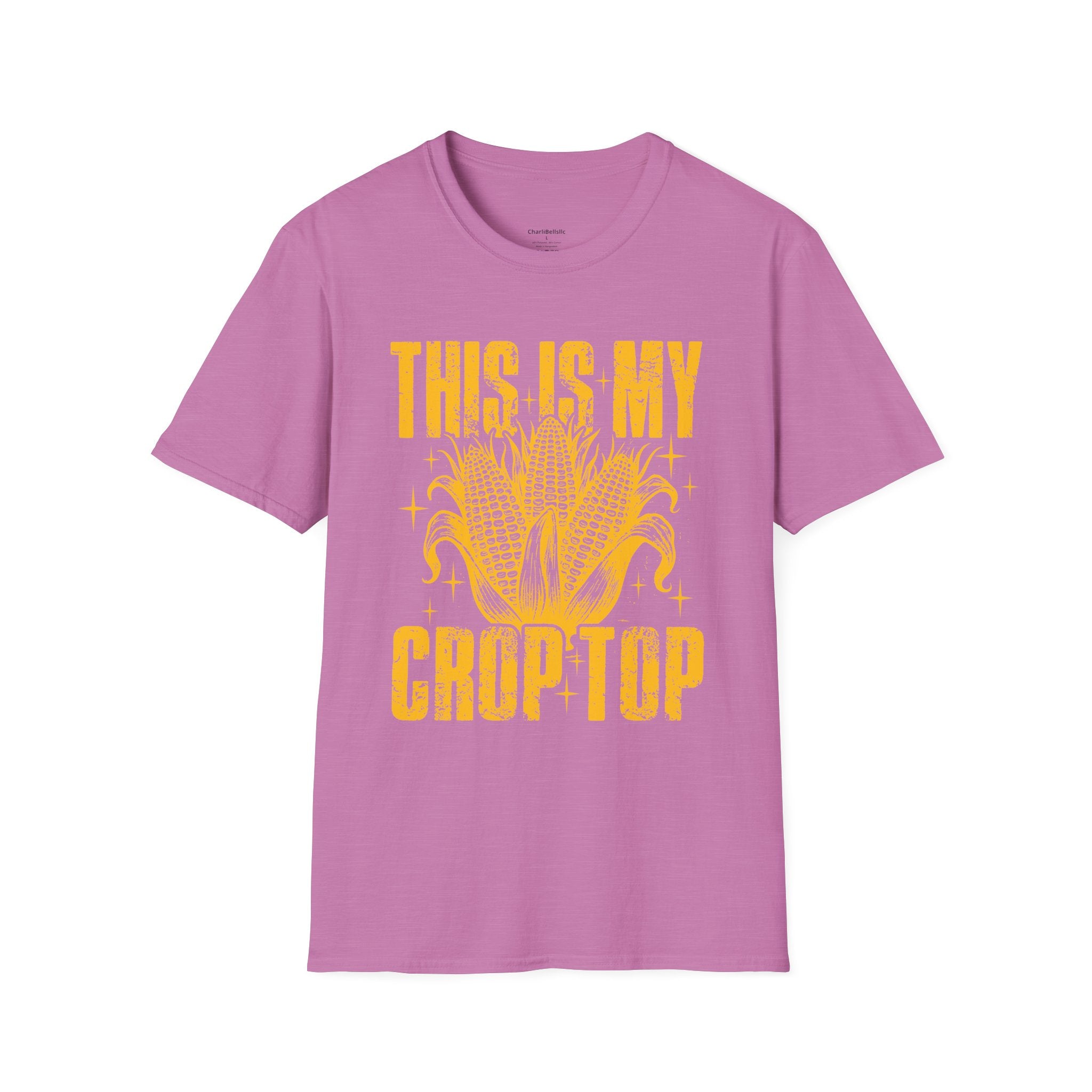This Is My Crop Top T-Shirt — Funny Corn Graphic Farm Tee