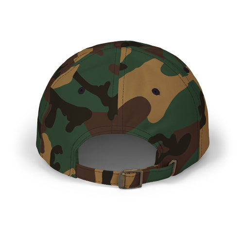 Camo Dad Cap — Classic Olive Camouflage Baseball Hat