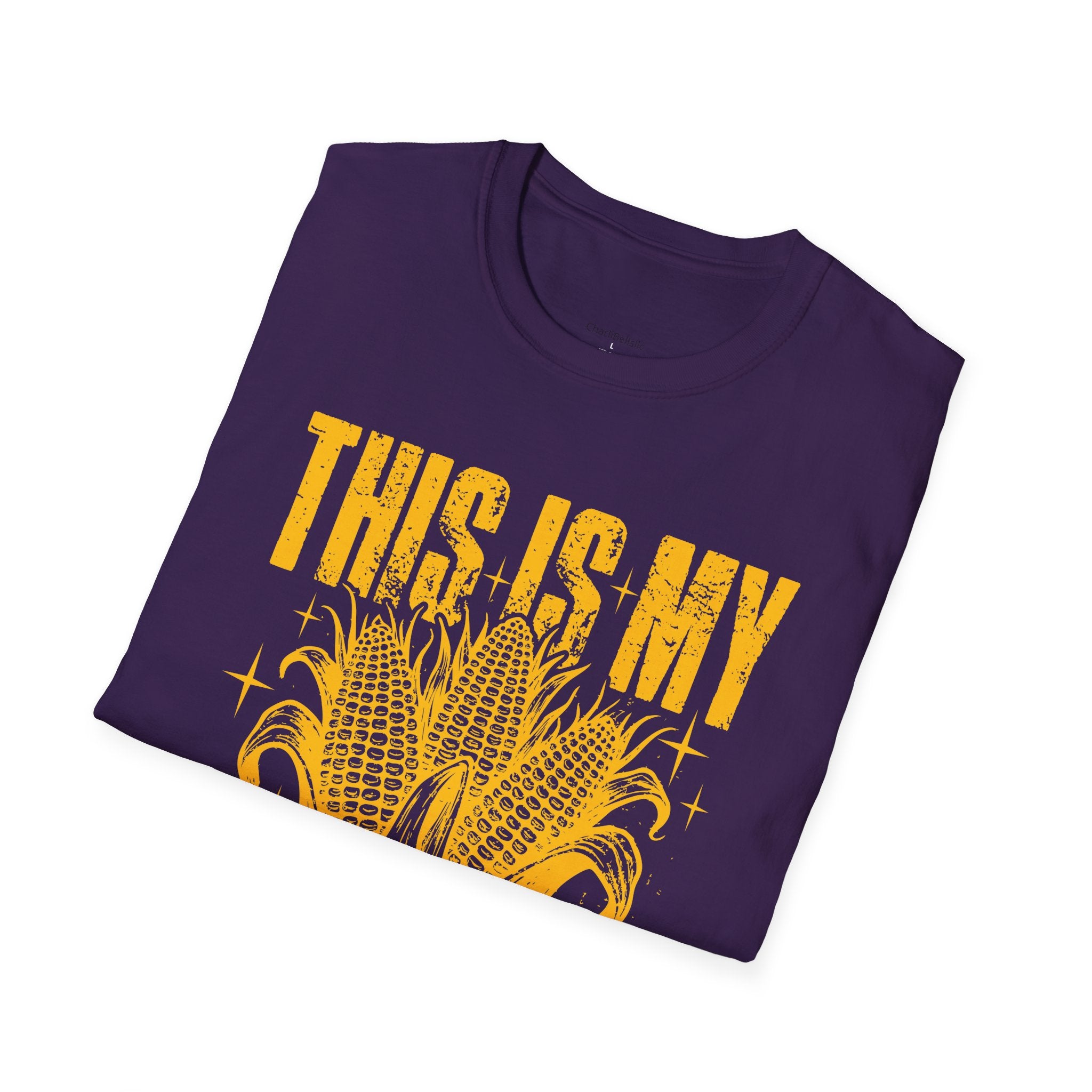 This Is My Crop Top T-Shirt — Funny Corn Graphic Farm Tee