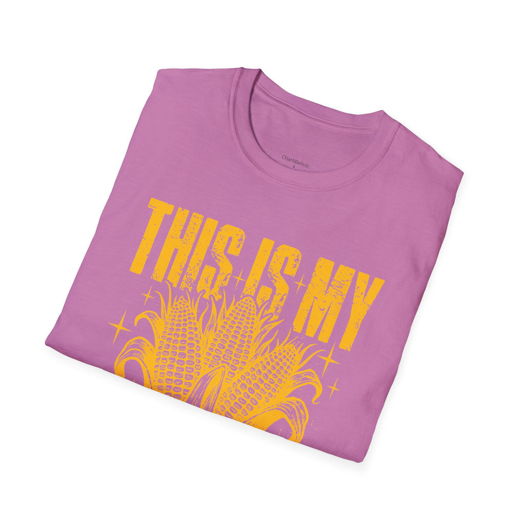 This Is My Crop Top T-Shirt — Funny Corn Graphic Farm Tee