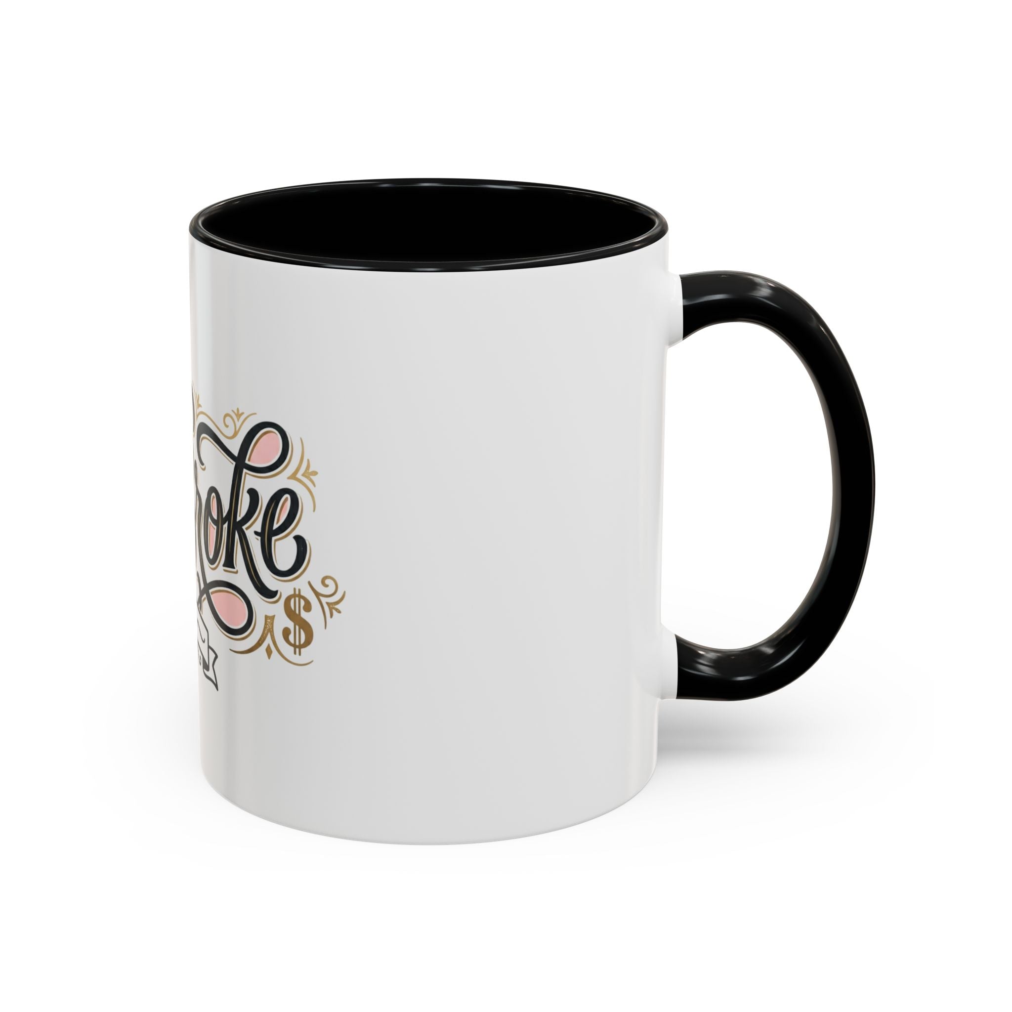 #WNBroke Accent Coffee Mug – Funny Financial Humor Mug (11/15oz)